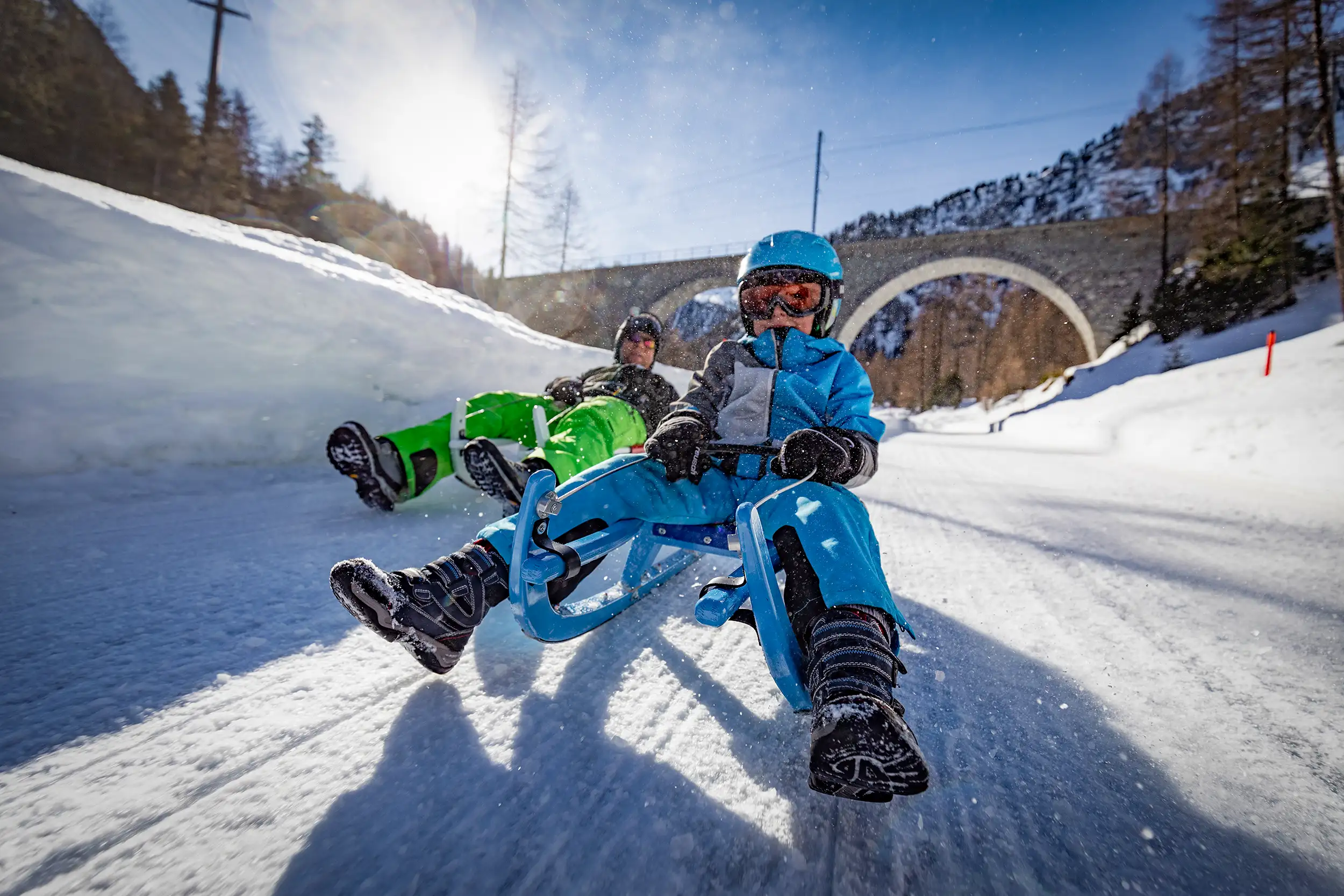 Schulreise im Winter